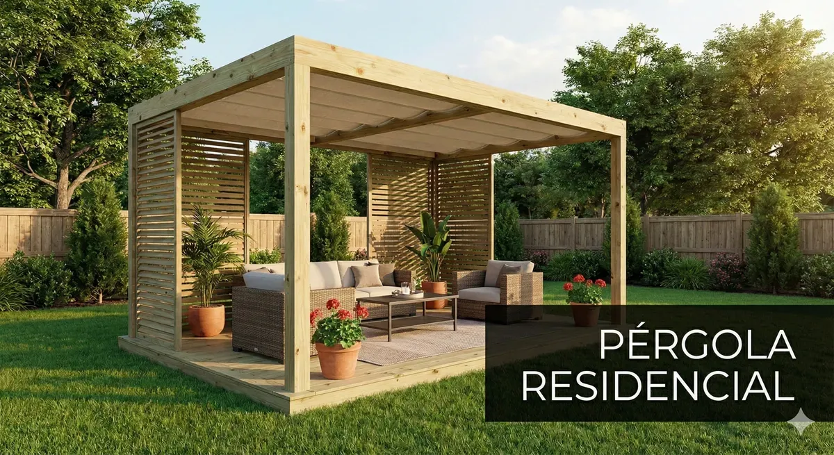 Pérgola residencial
